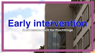 Early Intervention – Businessdeutsch für Flüchtlinge an der vhs Augsburg