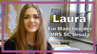 Laura  – Ein Mädchen aus der Mädchenrealschule St. Ursula in Augsburg und ihr Einsatz für Andere.
