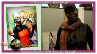 Die Modedesignerin Juliet Donkare- handmade fashion von Uganda nach Augsburg