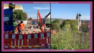 Deutsche Leidkultur, Carfreitag und ein unvergesslicher Ostersonntag im schwäbischen Giengen/Brz.