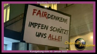 AUGSBURG SOLIDARISCH – Die Gedanken sind quer und vulgär, statt: “Alle zusammen – für die Freiheit”.